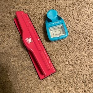 Happy Planner Hole puncher and square puncher